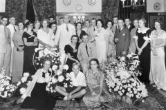 Jetje en Chris Fabius van der Veur (bruiloftsfoto 1933)